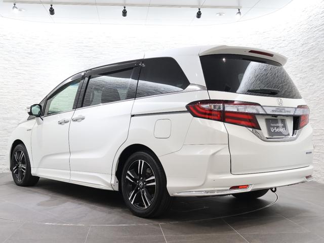 オデッセイハイブリッド ハイブリッドアブソルート・ホンダセンシング 純正ナビ バックカメラ 両側パワースライドドア 電動シート オットマン ウォークスルー ETC LEDライト フォグ 純正AW スマートキー サイドカーテンエアバック リアカメラ Pシート ABS(26枚目)