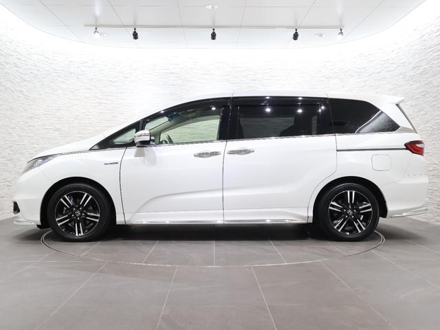 オデッセイハイブリッド ハイブリッドアブソルート・ホンダセンシング 純正ナビ バックカメラ 両側パワースライドドア 電動シート オットマン ウォークスルー ETC LEDライト フォグ 純正AW スマートキー サイドカーテンエアバック リアカメラ Pシート ABS(27枚目)