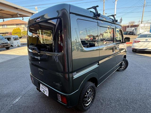 エブリイ ジョインターボ　４ＷＤ／プレミアプラチナ保証１年付／社外ナビ／フルセグＴＶ／バックカメラ／衝突軽減ブレーキ／ＸＪ０４　１４インチアルミ／ベットキット／リフトアップ／社外マフラー／パークセンサー／ＥＴＣ／キーレスキー（9枚目）
