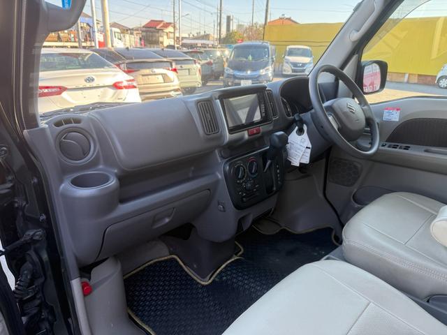 エブリイ ジョインターボ　４ＷＤ／プレミアプラチナ保証１年付／社外ナビ／フルセグＴＶ／バックカメラ／衝突軽減ブレーキ／ＸＪ０４　１４インチアルミ／ベットキット／リフトアップ／社外マフラー／パークセンサー／ＥＴＣ／キーレスキー（50枚目）