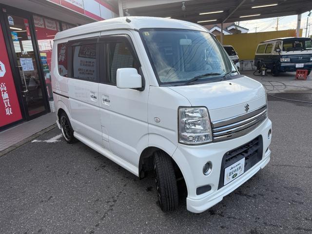 エブリイワゴン PZターボスペシャル プレミアゴールド保証1年付/社外ナビ/フルセグTV/両側自動ドア/オートステップ/フォグランプ/HID/新品ロクサーニ マルチフォルケッタ 16インチアルミ/社外エアロ/整備記録簿2枚(4枚目)