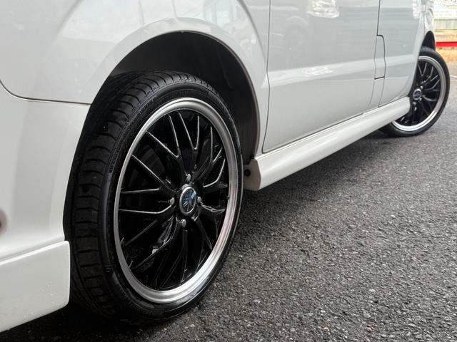 エブリイワゴン PZターボスペシャル プレミアゴールド保証1年付/社外ナビ/フルセグTV/両側自動ドア/オートステップ/フォグランプ/HID/新品ロクサーニ マルチフォルケッタ 16インチアルミ/社外エアロ/整備記録簿2枚(14枚目)