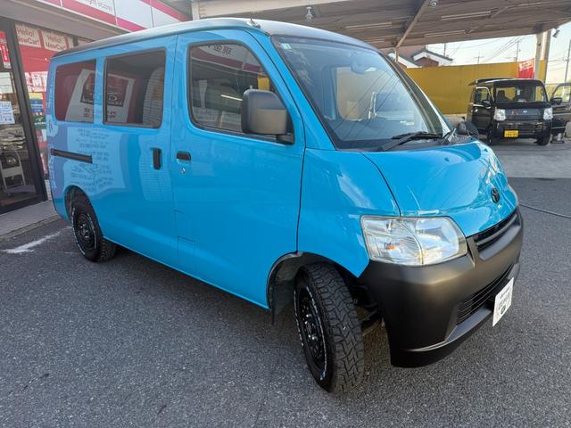 タウンエースバン ＧＬ　マイアミブルー全塗装済／プレミアプラチナ保証１年付／社外ナビ／ＥＴＣ／新品ラギット　１４インチアルミ／新品オープンカントリーＲＴタイヤ／キーレスキー／ライトレベライザー／整備記録簿３枚（4枚目）