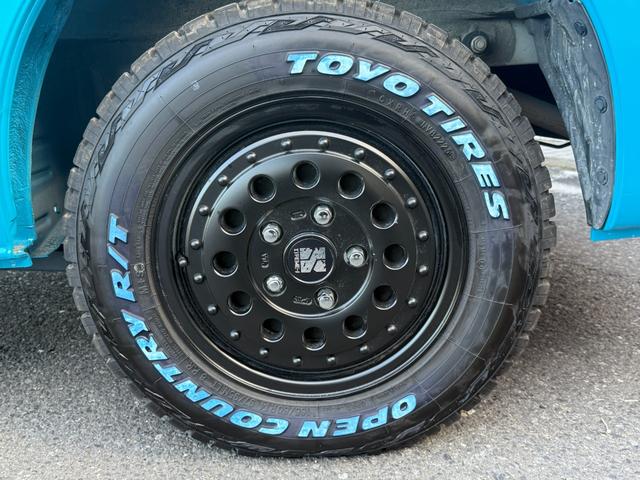 タウンエースバン ＧＬ　マイアミブルー全塗装済／プレミアプラチナ保証１年付／社外ナビ／ＥＴＣ／新品ラギット　１４インチアルミ／新品オープンカントリーＲＴタイヤ／キーレスキー／ライトレベライザー／整備記録簿３枚（55枚目）