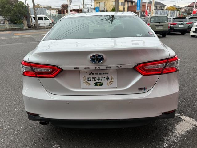 カムリ G プレミアプラチナ保証1年付/メーカーナビ/フルセグTV/バックカメラ/衝突軽減ブレーキ/新品ワーウィッククライヴァー19インチアルミ/新品ラルグス車高調/ETC2.0/スマートキー2個/整備記録簿2枚(10枚目)