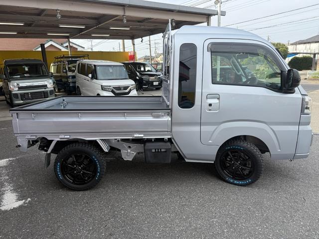 ハイゼットトラック ジャンボエクストラ　４ＷＤ／プレミアプラチナ保証１年付／純正ナビ／フルセグＴＶ／バックカメラ／衝突軽減ブレーキ／新品ヴェルザンディ　１４インチアルミ／コーナーセンサー／スマートキー／デフロック／ＬＥＤヘッドライト（6枚目）