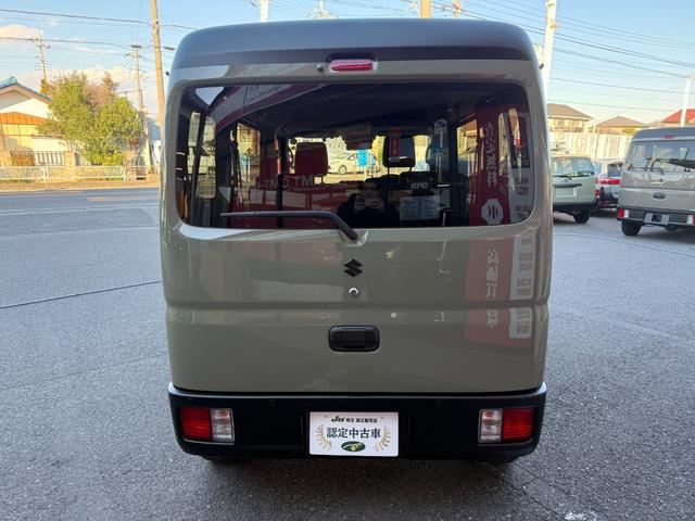 エブリイ ジョインターボ　４ＷＤ／シーダーグリーン全塗装済／プレミアプラチナ保証１年付／衝突軽減ブレーキ／ＥＴＣ／コーナーセンサー／キーレスキー／新品ザック　１４インチアルミ／新品ナンカンＭＴタイヤ（10枚目）