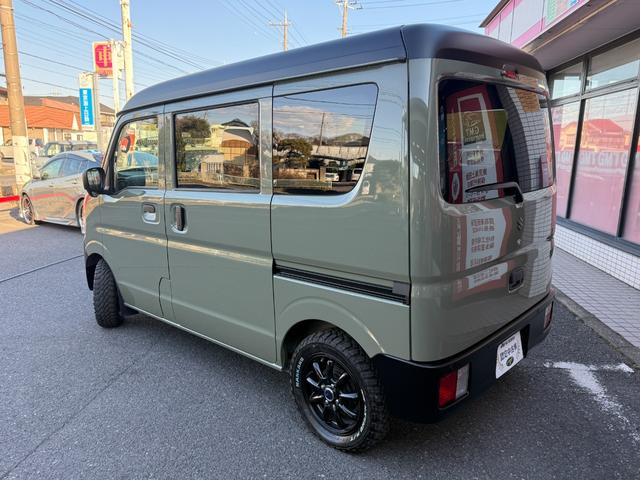 エブリイ ジョインターボ　４ＷＤ／シーダーグリーン全塗装済／プレミアプラチナ保証１年付／衝突軽減ブレーキ／ＥＴＣ／コーナーセンサー／キーレスキー／新品ザック　１４インチアルミ／新品ナンカンＭＴタイヤ（12枚目）