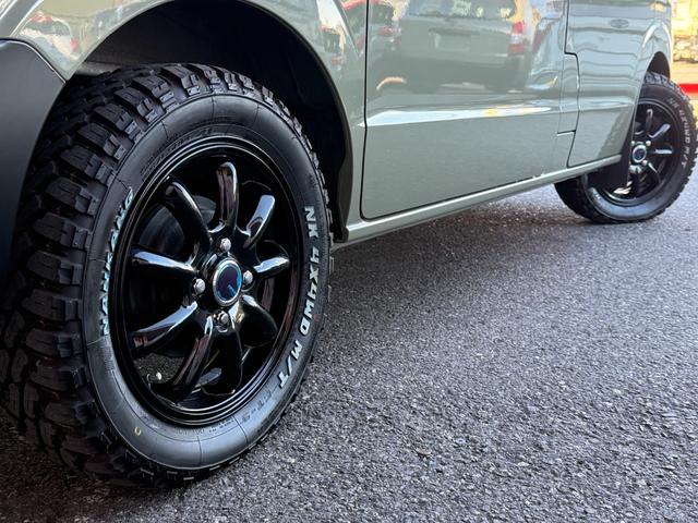 エブリイ ジョインターボ　４ＷＤ／シーダーグリーン全塗装済／プレミアプラチナ保証１年付／衝突軽減ブレーキ／ＥＴＣ／コーナーセンサー／キーレスキー／新品ザック　１４インチアルミ／新品ナンカンＭＴタイヤ（16枚目）