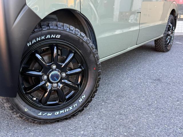 エブリイ ジョインターボ　４ＷＤ／シーダーグリーン全塗装済／プレミアプラチナ保証１年付／衝突軽減ブレーキ／ＥＴＣ／コーナーセンサー／キーレスキー／新品ザック　１４インチアルミ／新品ナンカンＭＴタイヤ（18枚目）