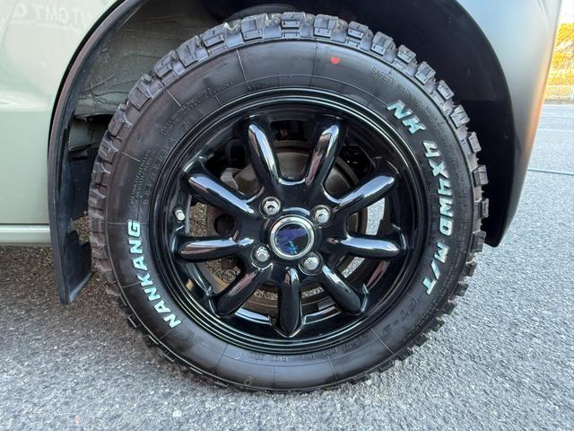 エブリイ ジョインターボ　４ＷＤ／シーダーグリーン全塗装済／プレミアプラチナ保証１年付／衝突軽減ブレーキ／ＥＴＣ／コーナーセンサー／キーレスキー／新品ザック　１４インチアルミ／新品ナンカンＭＴタイヤ（54枚目）