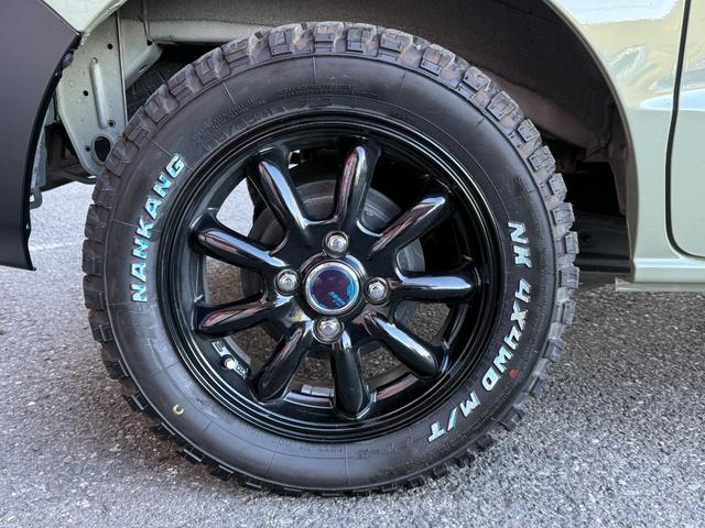 エブリイ ジョインターボ　４ＷＤ／シーダーグリーン全塗装済／プレミアプラチナ保証１年付／衝突軽減ブレーキ／ＥＴＣ／コーナーセンサー／キーレスキー／新品ザック　１４インチアルミ／新品ナンカンＭＴタイヤ（55枚目）