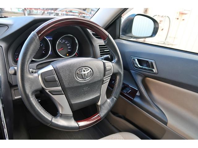 マークＸ ２５０Ｇ　Ｆパッケージ　ストラーダナビ　地デジ　ブルートゥース　ＵＳＢ　Ｂカメラ　ＥＴＣ　社外１８ＡＷ　ローダウン　ＬＥＤライト　ウッドコンビＨ　ウインカーミラー　Ｄバイザー　ＭＴモード付６速ＡＴ　禁煙車　車検Ｒ８．１０（7枚目）