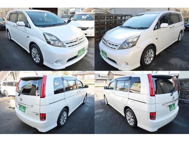 アイシス プラタナリミテッド　後期型　両側電動スライドＤ　社外ＨＤＤナビ　ＴＶ　Ｂカメラ　ＤＶＤ　音楽録音　ＥＴＣ　スマートキー　純正エアロ　純正ＡＷ　ＨＩＤ　フォグ　Ｄバイザー　ＩＳＯＦＩＸ　前後ドラレコ　革巻Ｈ　パドルシフト（3枚目）