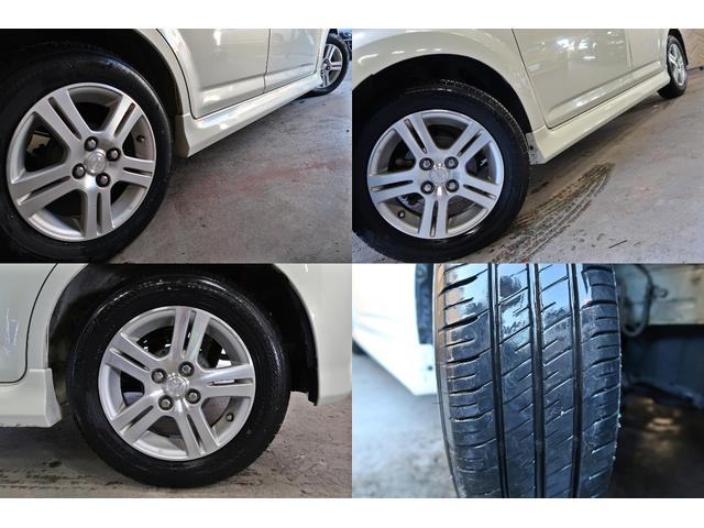 パッソ レーシー　ＴＲＤスポーツＭ　５速ＭＴ　ストラーダＳＤナビ　地デジ　ブルートゥース　ＤＶＤ　キーレス　ＨＩＤ　フォグ　純正エアロ／ＡＷ　純正ＭＯＭＯ革巻ステアリング　Ｄバイザー　ディーラー記録簿付　車検Ｒ９年６月（23枚目）