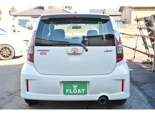 パッソ レーシー　ＴＲＤスポーツＭ　５速ＭＴ　ストラーダＳＤナビ　地デジ　ブルートゥース　ＤＶＤ　キーレス　ＨＩＤ　フォグ　純正エアロ／ＡＷ　純正ＭＯＭＯ革巻ステアリング　Ｄバイザー　ディーラー記録簿付　車検Ｒ９年６月（30枚目）