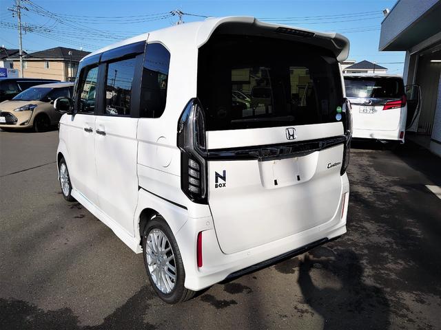Honda N Box Custom L Turbo 22 Pearl White 6 Km Details Japanese Used Cars Goo Net Exchange
