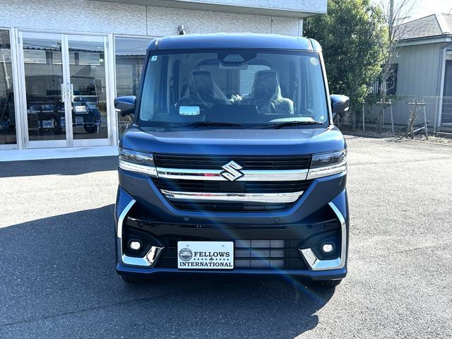 スペーシアカスタム ハイブリッドＸＳターボ　メーカー９インチナビ　全方位モニター　ＥＴＣ　新車保証　ＡｐｐｌｅＣａｒＰｌａｙ／ＡｎｄｒｏｉｄＡｕｔｏ対応　両側パワースライド　前席シートヒーター　ステアリングヒーター（7枚目）