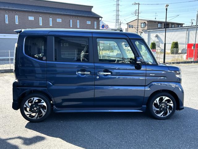 スペーシアカスタム ハイブリッドＸＳターボ　メーカー９インチナビ　全方位モニター　ＥＴＣ　新車保証　ＡｐｐｌｅＣａｒＰｌａｙ／ＡｎｄｒｏｉｄＡｕｔｏ対応　両側パワースライド　前席シートヒーター　ステアリングヒーター（10枚目）