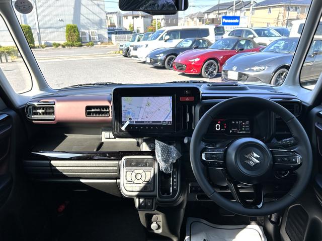 スペーシアカスタム ハイブリッドＸＳターボ　メーカー９インチナビ　全方位モニター　ＥＴＣ　新車保証　ＡｐｐｌｅＣａｒＰｌａｙ／ＡｎｄｒｏｉｄＡｕｔｏ対応　両側パワースライド　前席シートヒーター　ステアリングヒーター（21枚目）