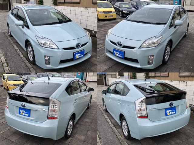 プリウス S アルパインSDナビ バックモニター フルセグTV CD DVD再生ETC スマートキー プッシュEGスタート AUTOライト FOGライト ミラーウインカー 15AW 整備記録簿付 走行4.8万キロ(3枚目)