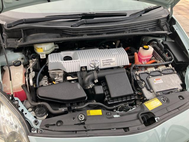 プリウス S アルパインSDナビ バックモニター フルセグTV CD DVD再生ETC スマートキー プッシュEGスタート AUTOライト FOGライト ミラーウインカー 15AW 整備記録簿付 走行4.8万キロ(5枚目)