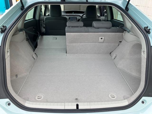 プリウス S アルパインSDナビ バックモニター フルセグTV CD DVD再生ETC スマートキー プッシュEGスタート AUTOライト FOGライト ミラーウインカー 15AW 整備記録簿付 走行4.8万キロ(34枚目)