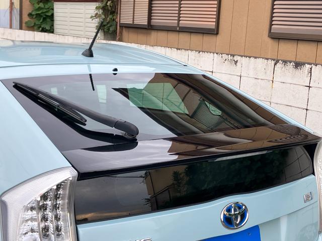 プリウス S アルパインSDナビ バックモニター フルセグTV CD DVD再生ETC スマートキー プッシュEGスタート AUTOライト FOGライト ミラーウインカー 15AW 整備記録簿付 走行4.8万キロ(43枚目)