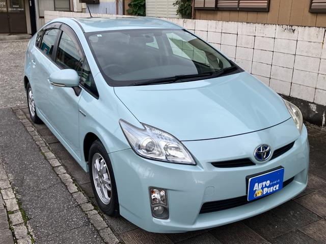 プリウス S アルパインSDナビ バックモニター フルセグTV CD DVD再生ETC スマートキー プッシュEGスタート AUTOライト FOGライト ミラーウインカー 15AW 整備記録簿付 走行4.8万キロ(46枚目)