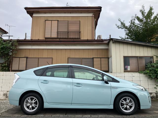 プリウス S アルパインSDナビ バックモニター フルセグTV CD DVD再生ETC スマートキー プッシュEGスタート AUTOライト FOGライト ミラーウインカー 15AW 整備記録簿付 走行4.8万キロ(51枚目)