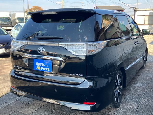 エスティマ アエラス プレミアムエディション 後席11型フリップダウンモニター 純正SDナビ バックモニター Bluetooth フルセグTV CD/SD 両側電動ドア ETC クルコン 電動シート 純正18AW コーナーソナー 7人乗り 後期型(55枚目)