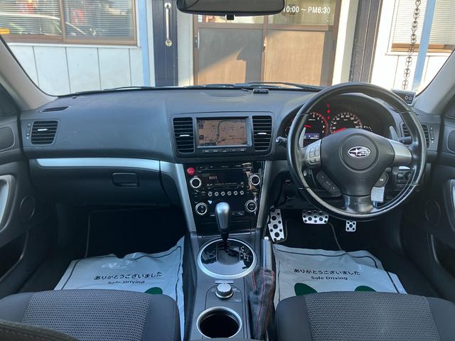 レガシィツーリングワゴン ２．０ＧＴスペックＢ　後期　エアロ　ビルシュタイン足廻　プロドライブ１８ＡＷ　マフラー　Ｂｒｅｍｂｏキャリパー　ＨＤＤナビ　バックカメラ　地デジＴＶ　ＤＶＤ　ＣＤ　ＭＳＶ　後席フリップダウンモニター　マッキン１２スピーカー（6枚目）