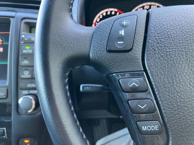 クラウン アスリート 黒本革シート HDDナビ バックモニター CD MD MSV ドラレコ スマートキー ETC クルーズコントロール HID フォグ 18インチAW MTモード付6速AT TRC AVS 後期型(11枚目)