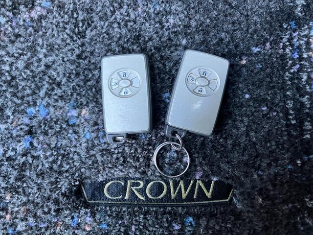 クラウン アスリート 黒本革シート HDDナビ バックモニター CD MD MSV ドラレコ スマートキー ETC クルーズコントロール HID フォグ 18インチAW MTモード付6速AT TRC AVS 後期型(18枚目)