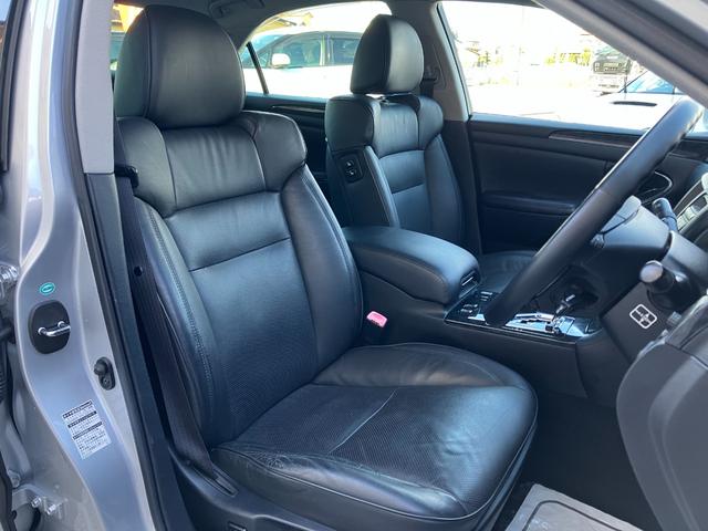 クラウン アスリート 黒本革シート HDDナビ バックモニター CD MD MSV ドラレコ スマートキー ETC クルーズコントロール HID フォグ 18インチAW MTモード付6速AT TRC AVS 後期型(28枚目)