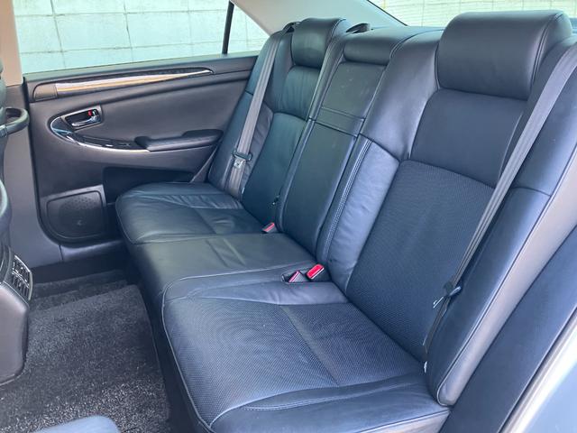 クラウン アスリート 黒本革シート HDDナビ バックモニター CD MD MSV ドラレコ スマートキー ETC クルーズコントロール HID フォグ 18インチAW MTモード付6速AT TRC AVS 後期型(34枚目)