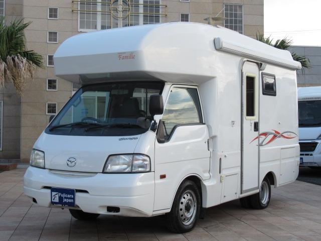 ボンゴトラック 　キャンピングカー　キャブコン　ロータスＲＶ　マンボウファミーユ　２ＷＤ　１８００ｃｃ　５ＭＴ　マックスファン　ＤＣ冷蔵庫　ＦＦヒーター　サブバッテリー　ソーラーパネル　オーニング　リアクーラー（74枚目）