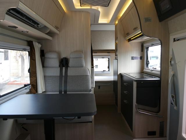 カムロード アネックス リバティ52DB キャンピングカー 8ナンバー 240Ahリチウムサブバッテリー 1500Wインバーター 家庭用エアコン マックスファン フィアマオーニング 床暖房 レカロシート 冷蔵庫 FFヒーター トイレ(3枚目)