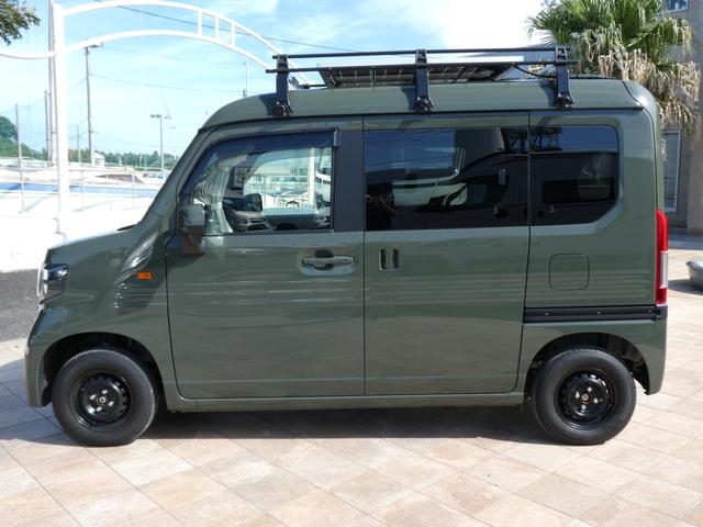 Ｎ－ＶＡＮ＋スタイル 岡モータース　オリジナルキャンピングカー　キャンピングカー　８ナンバー　レンタアップ　エコフロ―デルタ２　外部電源　ソーラーパネル　モニター　クルーズコントロール　４人乗車１人就寝　６６０ＣＣ　ガソリン４ＷＤ　４ナンバー　スマートキー（19枚目）