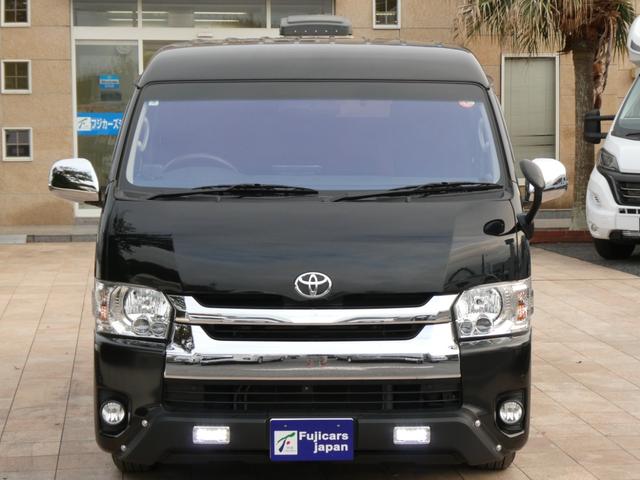 ハイエースワゴン トイファクトリー　ザラ　キャンピングカー　３ナンバー　ツインサブバッテリー　外部充電　マックスファン　エバスＦＦヒーター　フリップダウンモニター　前後コーナーセンサー　社外ショック　１０人乗車３人就寝　ガソリン２ＷＤ（37枚目）