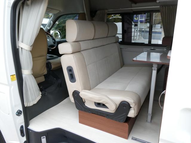 ハイエースバン ＲＶランド　ランドワゴンロゼ　キャンピングカー　８ナンバー　ツインサブバッテリー　１５００Ｗインバーター　走行充電　外部充電　シンク　フリップダウンモニター　リアクーラー　リアヒーター　ＵＩショック・スタビ　８人乗車４人就寝（52枚目）