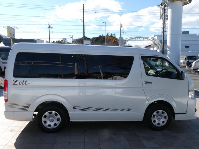 ハイエースワゴン 東和モータース ツェルトWG キャンピングカー 3ナンバー シングルサブバッテリー 走行充電 外部充電 フリップダウンモニター リアヒーター リアクーラー フロントモデリスタスポイラー 10人乗車3人就寝 メモリーナビ ETC(28枚目)