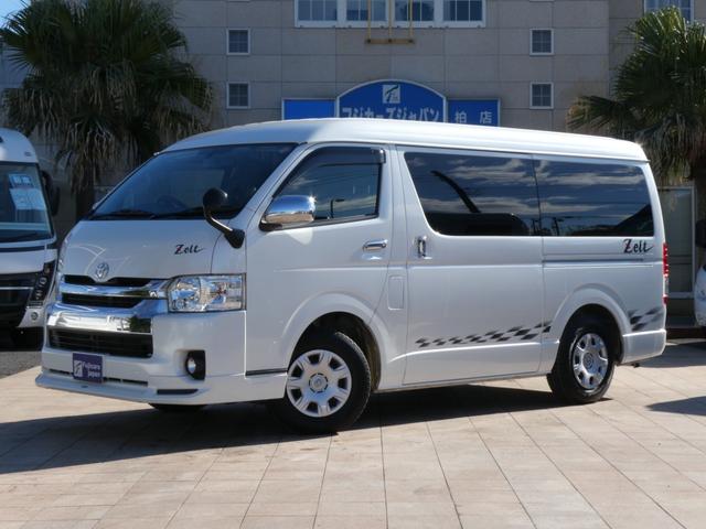 ハイエースワゴン 東和モータース ツェルトWG キャンピングカー 3ナンバー シングルサブバッテリー 走行充電 外部充電 フリップダウンモニター リアヒーター リアクーラー フロントモデリスタスポイラー 10人乗車3人就寝 メモリーナビ ETC(39枚目)