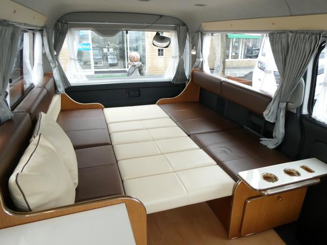 ハイエースワゴン かーいんてりあ高橋　リラックスワゴンタイプ１　キャンピングカー　８ナンバー　ＦＦヒーター　ＤＣ冷蔵庫　３５０Ｗインバーター　鉛バッテリー２個　走行充電　外部充電　シンク　テレビ　リアクーラー　リアヒーター　前後ドライブレコーダー　ワンオーナー（29枚目）