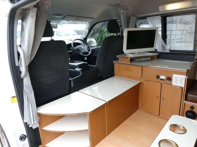 ハイエースワゴン かーいんてりあ高橋　リラックスワゴンタイプ１　キャンピングカー　８ナンバー　ＦＦヒーター　ＤＣ冷蔵庫　３５０Ｗインバーター　鉛バッテリー２個　走行充電　外部充電　シンク　テレビ　リアクーラー　リアヒーター　前後ドライブレコーダー　ワンオーナー（39枚目）