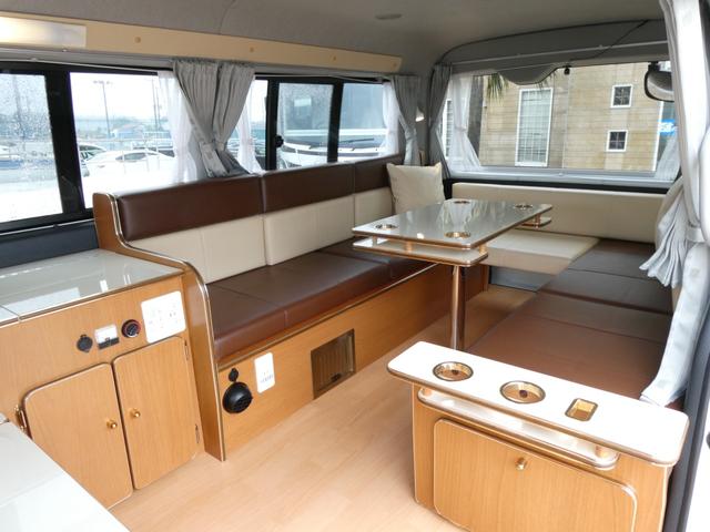 ハイエースワゴン かーいんてりあ高橋　リラックスワゴンタイプ１　キャンピングカー　８ナンバー　ＦＦヒーター　ＤＣ冷蔵庫　３５０Ｗインバーター　鉛バッテリー２個　走行充電　外部充電　シンク　テレビ　リアクーラー　リアヒーター　前後ドライブレコーダー　ワンオーナー（43枚目）