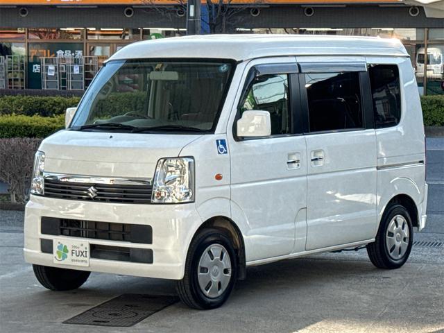 エブリイワゴン 　福祉車両　車いす１基　スロープ　禁煙車　電動ウインチ　電動固定装置　両側スライドドア　電動格納ミラー　キーレス　４人乗り　前倒し機能付きリヤシート　オートウィンドウ　ＣＤ　ラジオ（26枚目）