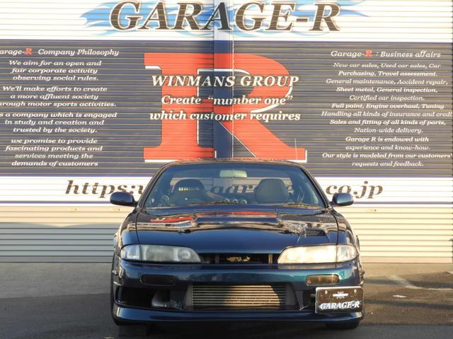 シルビア Ｋ’ｓ　ＳＲ２０ＤＥＴ　５ＭＴ　ＧＰスポーツマフラー　ＧＰスポーツメタルキャタライザー　ＴＯＭＥＩエキマニ　Ｇ－ＭＡＳＴＥＲ車高調　ブリッドフルバケ　ＭＯＭＯステアリング　社外フルエアロ　社外１７インチＡＷ（6枚目）