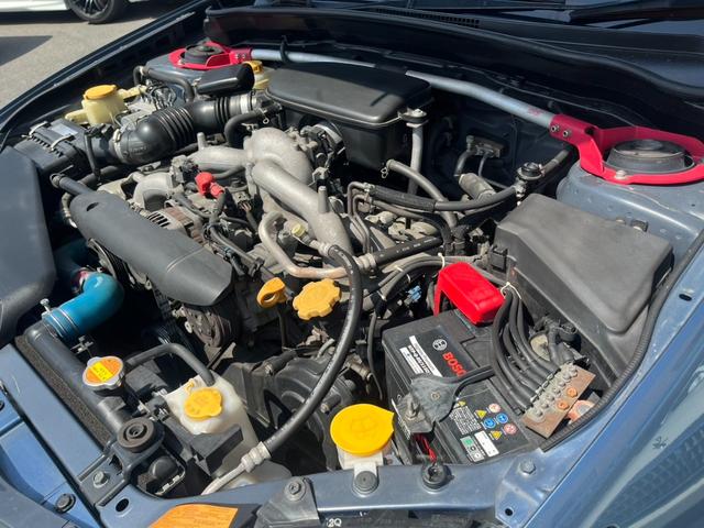 インプレッサ １５Ｓ　ＳＴＩタワーバー　ＳＴＩフレキシブルサポート　社外スタビライザー　リアブレーキディスク化公認済み　Ｄｅｆｉ水温計　ＲＥＣＡＲＯセミバケットシート（30枚目）