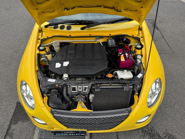 コペン アクティブトップ　直列４気筒ＤＯＨＣ１６バルブ　ＤＣＥＮＩＴ１５インチＡＷ　純正モモステ　純正マフラー　Ｃａｒｒｏｚｚｅｒｉａオーディオ　シートヒーター（4枚目）